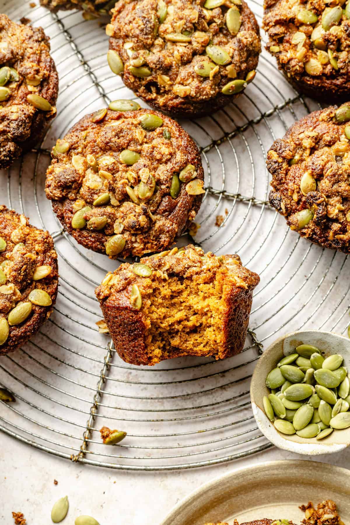 Pumpkin Spice Streusel Muffins