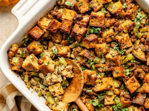 fra'mani holiday dressing with sausage and sage Framani Holiday Dressing with Sausage and Sage
