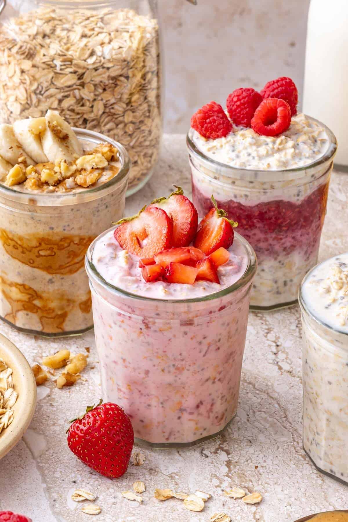 Easy Overnight Oats (3 Ways)