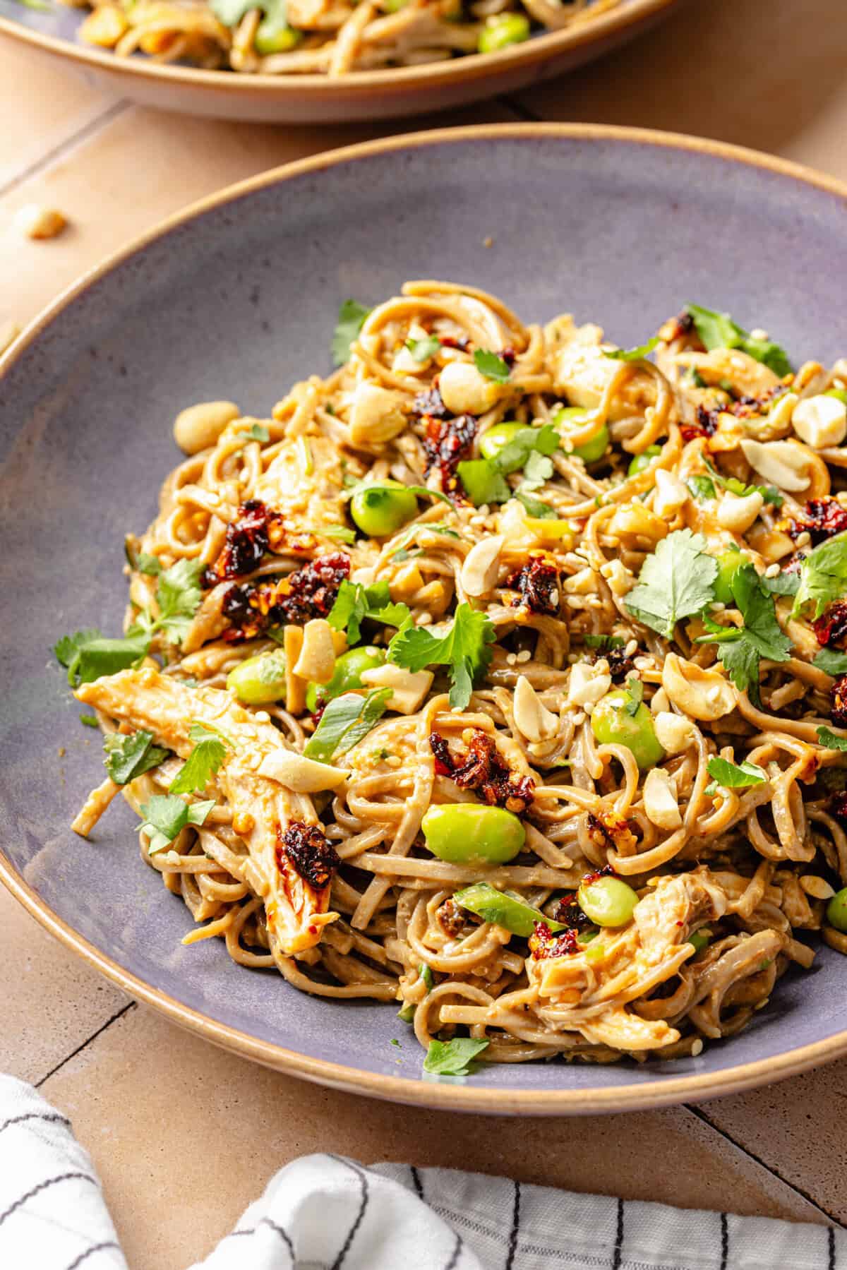 Peanut Chili Crunch Noodles
